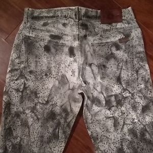 Lrg grey with black speckled jeans